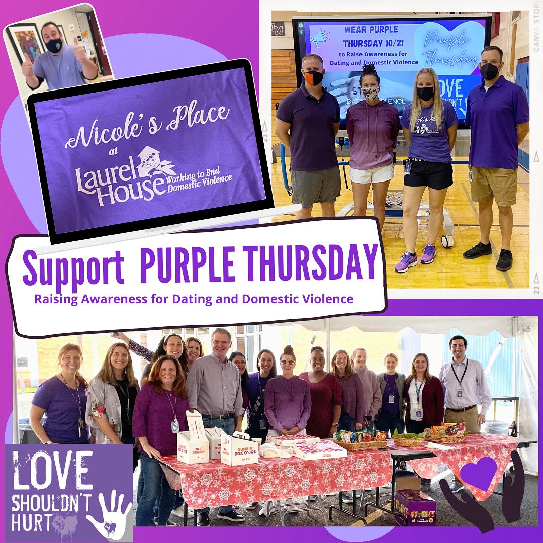 MrsMaxwellLM's tweet photo. Purple Thursday at LMHS was a success!!!!!💜💜💜💜🤣 https://t.co/bH6uVyjnRX