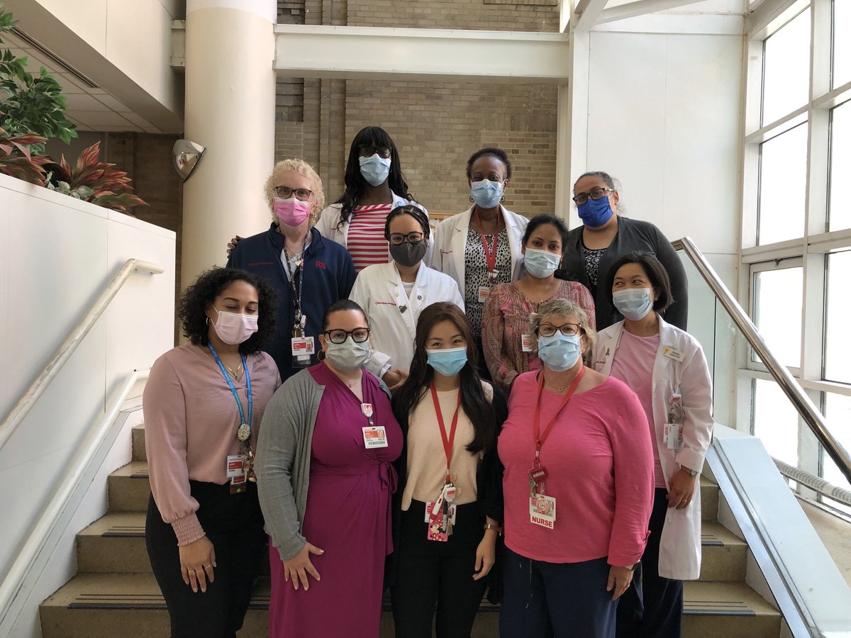 NPD/Columbia wearing pink#NYP#BCSM#WEARPINK.               ⁦<a href="/nyphospital/">NewYork-Presbyterian</a>⁩ ⁦<a href="/NYPProfDev/">Lori Perlstein</a>⁩