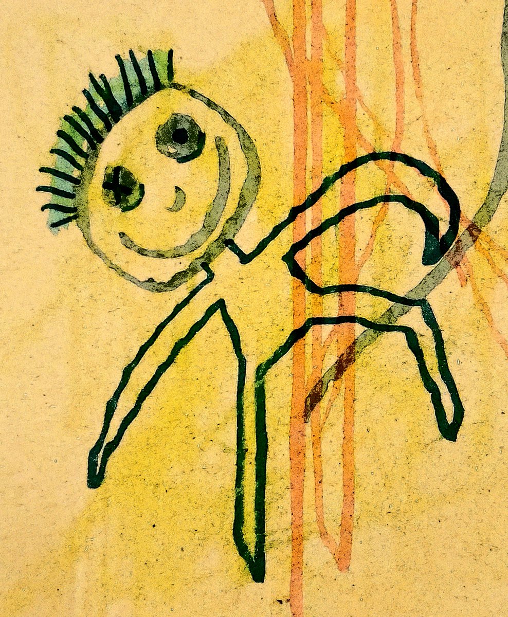 richardfyates's tweet photo. "Rambunctious" by Richard F. Yates (Holy Fool)

1 of 1 #handdrawn #nft for only 0.013 $ETH on the #matic track via @opensea! (Incredible!)

#art #primitivism #artbrut #lowbrow #digitalembellishments #weird

https://t.co/8VVhs6pDrP https://t.co/1kLF70TEvq