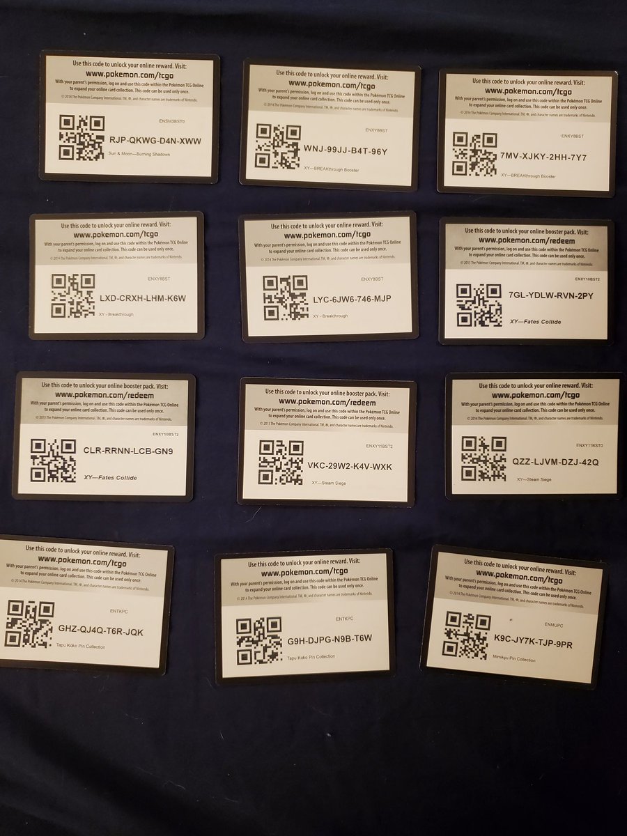 pokefam887's tweet image. 24 FREE Pokemon code cards up for grabs!

#freecodecards #pokemoncommunity #PokemonTCG