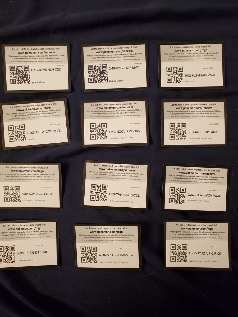 pokefam887's tweet image. 24 FREE Pokemon code cards up for grabs!

#freecodecards #pokemoncommunity #PokemonTCG