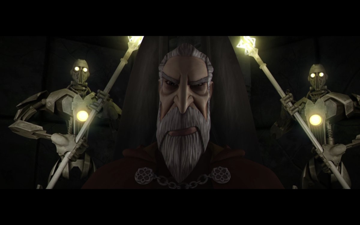 ForceCenterPod's tweet photo. New #TheCloneWars Report! @JosephScrimshaw &amp; @KenNapzok dive into S4's Shadow Warrior! Comedy and terror collide when Jar Jar meets Grievous, Dooku reveals a deadly truth, Anakin gets shocked again, and much more.

All here: https://t.co/7jBCiLoI4L https://t.co/a8NZrLcM17