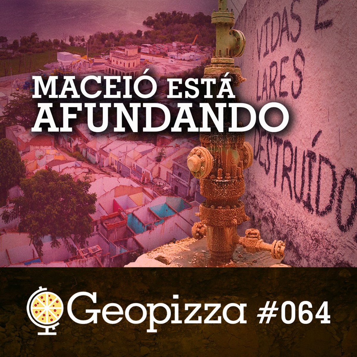 Geopizzza's tweet photo. Mais de 67 mil pessoas foram evacuadas de 5 bairros diferentes de Maceió.

Por causa da mineração irresponsável da petroquímica Braskem desde 1976, o oeste da cidade está afundando.

Novo podcast do Geo no ar 👇
https://t.co/ZE6BdvYbuD https://t.co/Po1ESivyXB