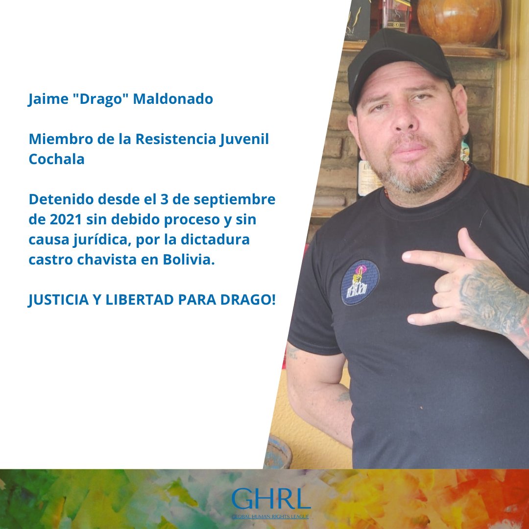 EvaSaraLandau's tweet photo. Envían a #YassirMolina a Oruro, la tortura psicológica que sufre este joven líder y sus companeros de la #RJC es brutal. @MilenaSotoResis #DragoMaldonado #TonchiBascope #MarioBascope https://t.co/kVeEwUDLwp