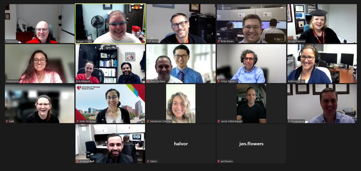 virtual happy hour with the team!!!