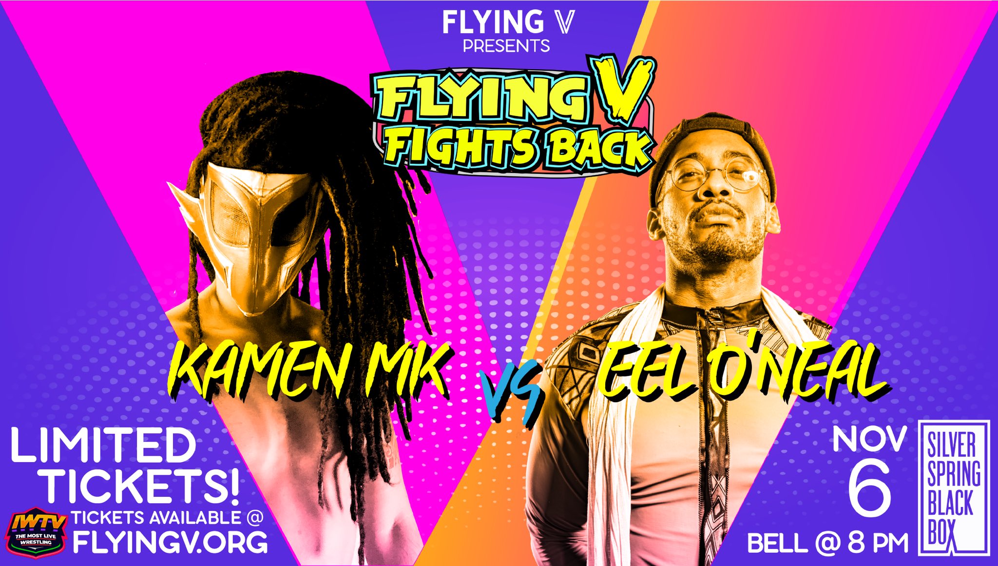 Kamen MK vs Eel O'Neal Flying V Fights Back