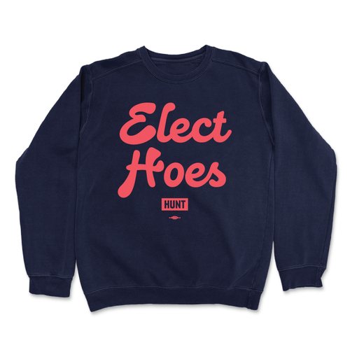brightblue_ink's tweet photo. We're proud to announce the launch of PA-03 candidate @ahunt4congress's webstore! Grab the bestselling "Elect Hoes" sweater today! https://t.co/DfjIjULFDV https://t.co/n9HrMhXry0