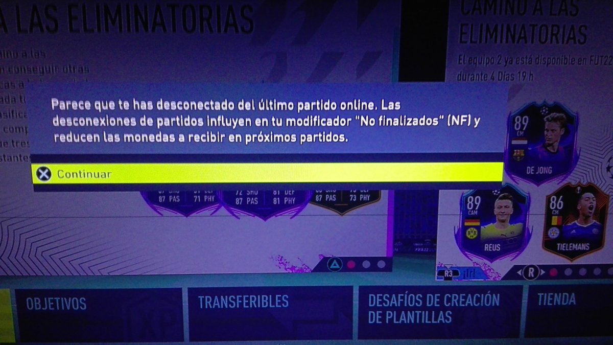 AitorXaparro's tweet photo. Muy bien @EASPORTSEsp partido perdido de fut champs llendo ganando graciass https://t.co/P7BzyKXy69