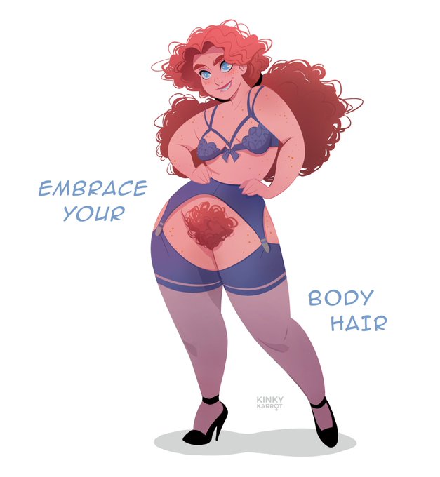 You go girl! 😎👏🏻🔥#bodypositivity #bodyhair #bodypositive #femaleempowerment #bodypositiveart #redhair