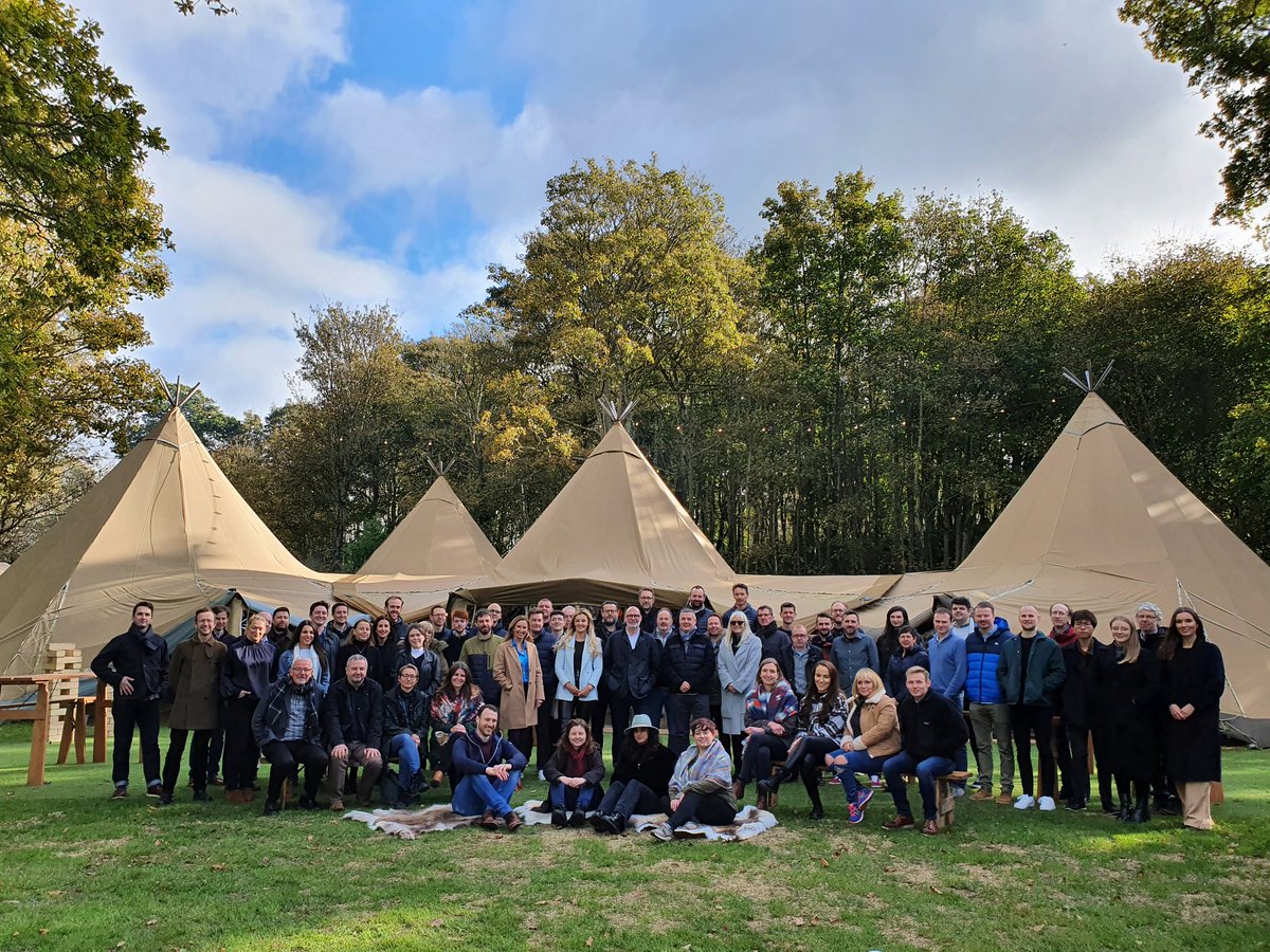 claire_mccollum's tweet photo. Best Friday ever! Fabulous time hosting @TODDArchitects 'Away Day' at the stunning @finnewoods What a team and what a location! #awayday #architects #toddarchitects #tipi #stunning #location #Sustainability #thankyou https://t.co/7kjNAy5nWC
