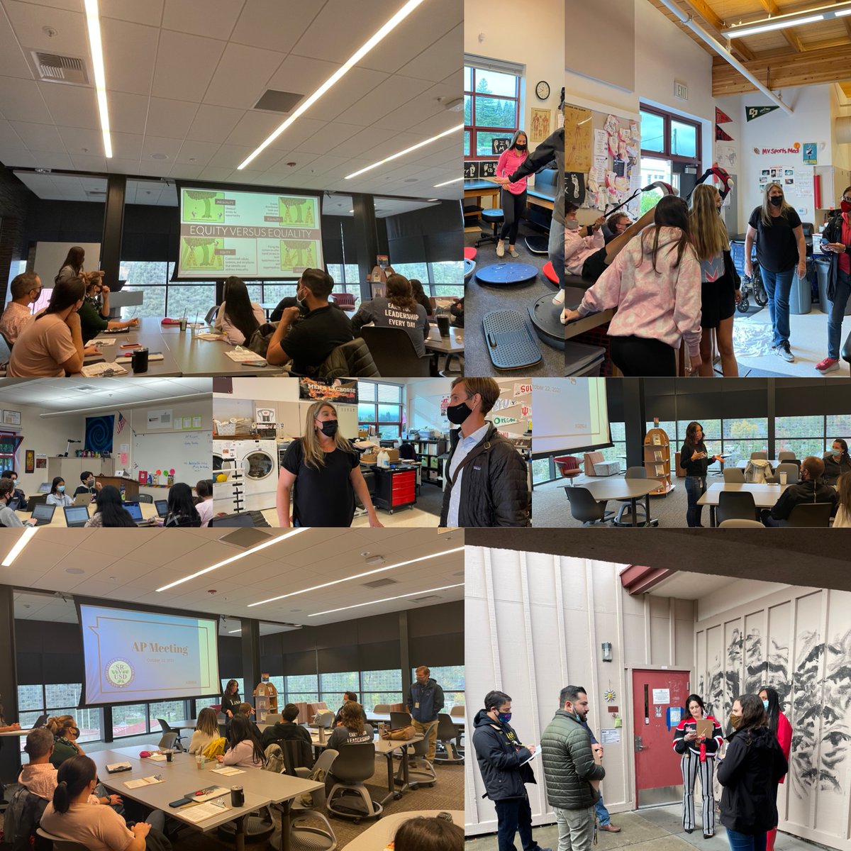 Incredible morning with <a href="/SRVUSD1/">SRVUSD</a> Assistant Principals Thank you <a href="/mvstampede/">The Stampede of Monte Vista</a> teachers for letting us visit your classrooms!! #Equity #DeepLearning #Socialemotionalwellbeing