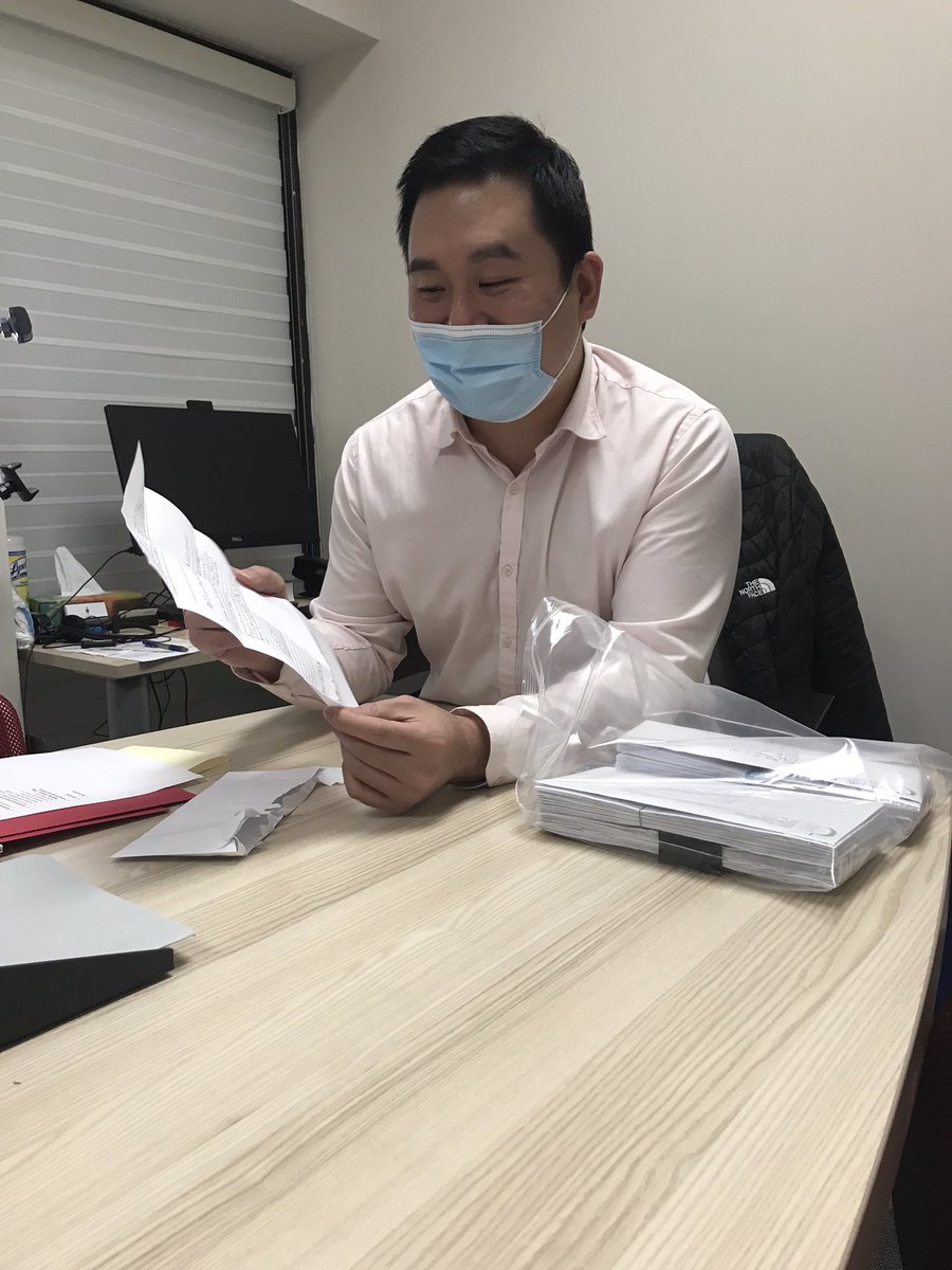 Here <a href="/Shaun_Chen/">Shaun Chen</a> to deliver letters from Grade 5 and 6 students about #TruthAndReconciliation and the change we all want to see in Canada <a href="/tdsb/">Toronto District School Board</a>  <a href="/LC3_TDSB/">TDSB LC3</a>