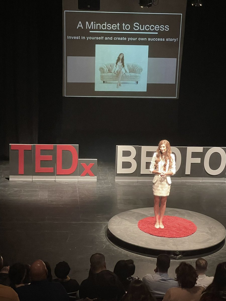 Today I gave my very own Ted Talk…. 
One of my proudest moments yet!
Never give up on your dreams…because one day they WILL come true! 🤩 🎉 <a href="/TEDxBedford/">TEDxBedford</a>  <a href="/TEDTalks/">TED Talks</a> 
#TEDTalks #manifestyourdreams #actuallyican