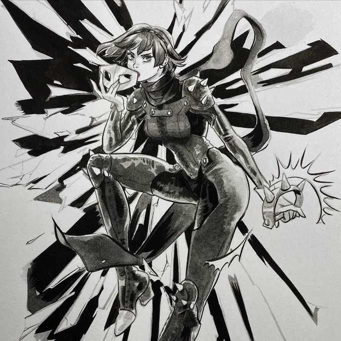 Makoto from Persona 5 commission! I miss this game 