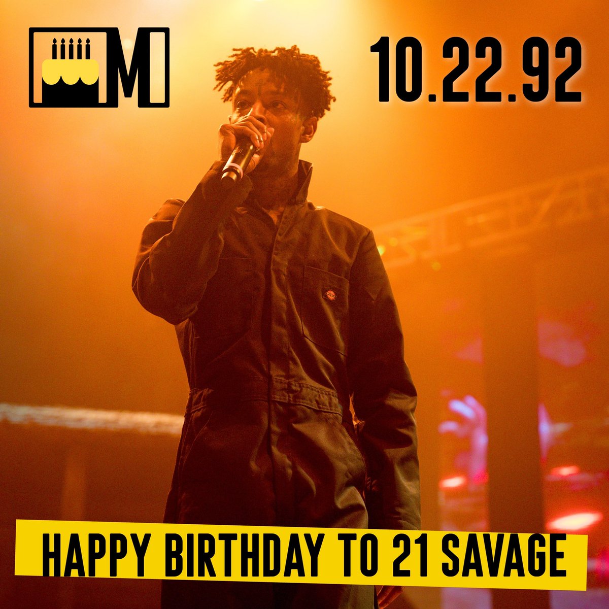 musicdotcom's tweet photo. Happy Birthday to 21 Savage! The rapper, songwriter, and record producer turns 29 today! https://t.co/B06ChpEqgo