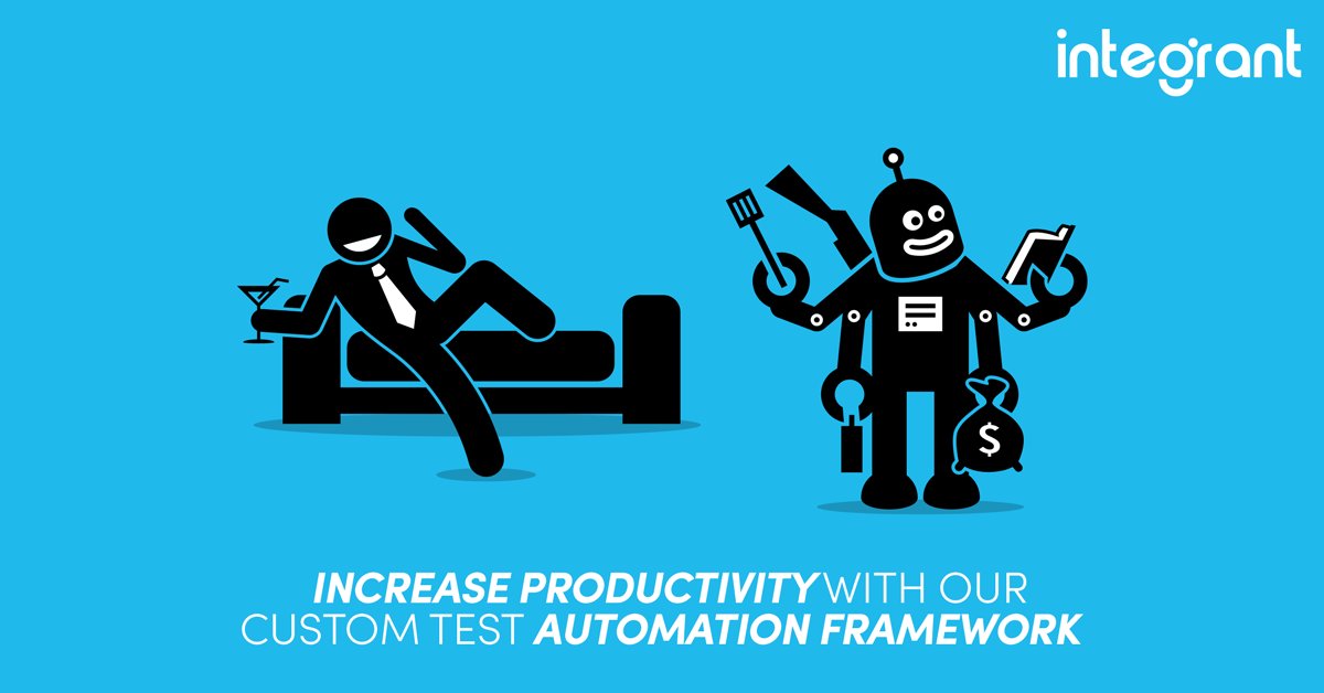 integrant's tweet image. Looking for an effective #testautomation framework? Check out how we increased productivity for one biotech company by building a custom framework to fit their needs to a tee.
integrant.com/blog/custom-te…
#TestAutomation #TestAutomationFramework