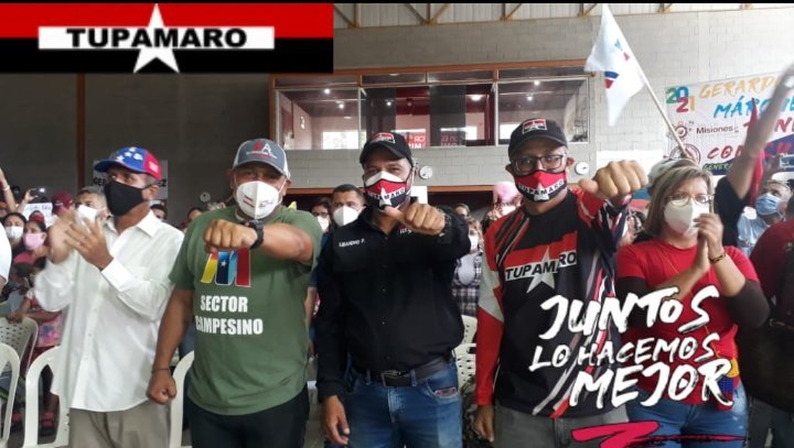 Hoy #22Oct El Movimiento Revolucionario Tupamaro dijimos presente en la actividad con los trabajadores de la patria con el próximo gobernador <a href="/Gerardo4fPsuv/">Gerardo Márquez</a> y los candidatos TUPAMARO 

#17AñosDeRebeldia