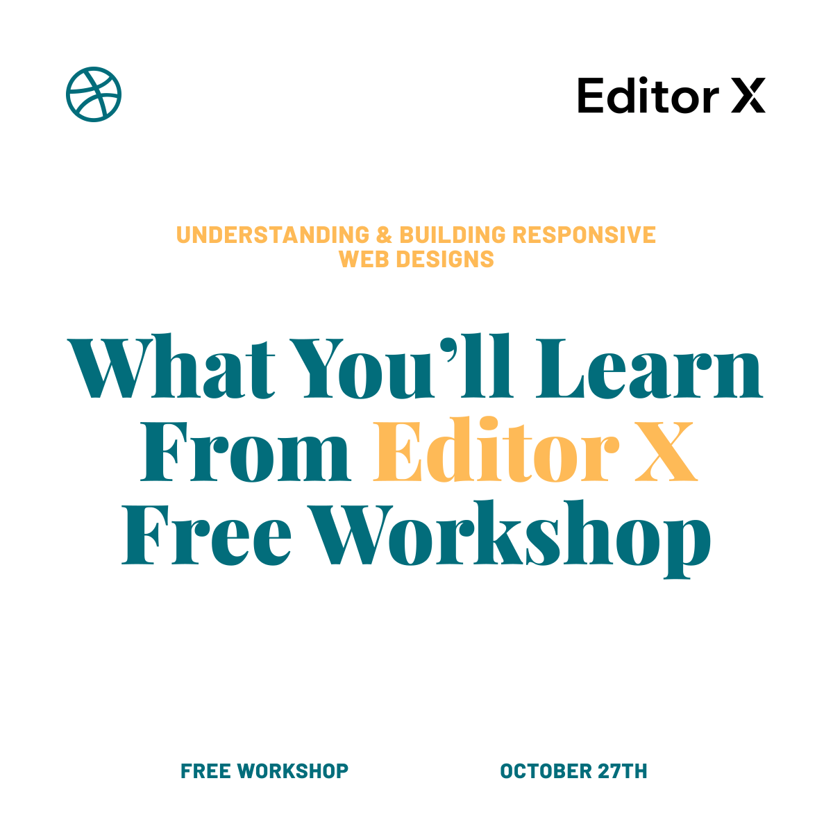 dribbble's tweet photo. Less than a week away until we go live with @editorx in our FREE workshop learning all things #ResponsiveWebDesign 🙌 – https://t.co/hq6Qnf30IM

#webdesigners #websitedesign #dribbbleworkshop #designerworkshop https://t.co/2vJ8oooJnb