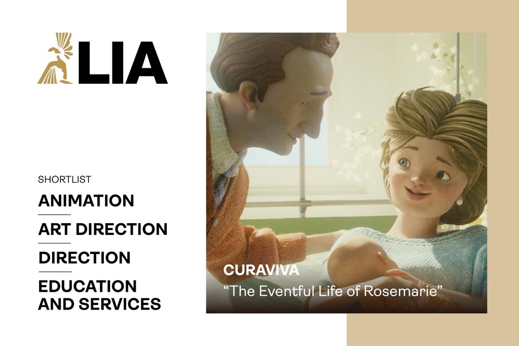 roofstudionyc's tweet photo. We've been shortlisted at the prestigious LIA in 6 categories!  

And we've also been shortlisted at the awesome Ciclope awards in Production Design, Direction and Animation. So nice to see animation being respected for direction and design alongside the live action films! https://t.co/ImafjPfmhi