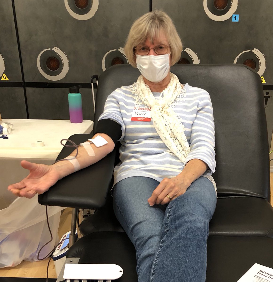 I gave blood again today. There’s a huge shortage in our area, so if you are healthy and able, I urge you to do the same. You can register to donate at RedCross.org.