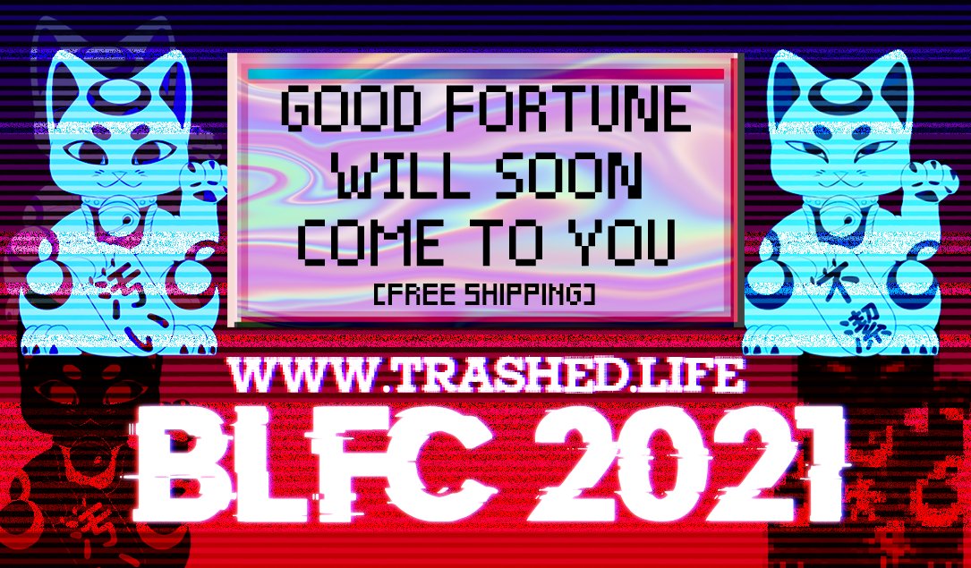 trashed_art's tweet photo. Didn't have your size in stock? All sold out on the first day?! Order from our online store with the coupon code BLFC2021 for free domestic shipping! https://t.co/xK1r4Yoxg4