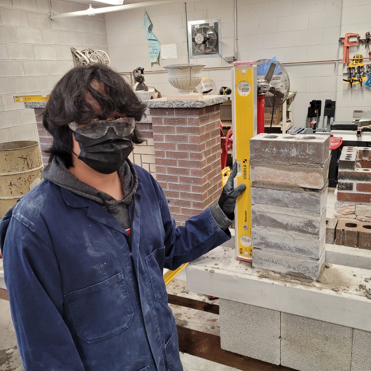 Semester 1 is going great!! They're all having a blast 🤩👌 We love BRICKS!!! #FridayFeeling #YQG #masonry #construction <a href="/WECDSB/">WECDSB</a> #Bricks <a href="/QUIKRETE/">QUIKRETE</a> <a href="/mcaa/">Mason Contractors</a> @SPECMIX <a href="/SkillsUSA/">SkillsUSA</a> <a href="/Skills_Canada/">Skills Canada</a> <a href="/skillsontario/">Skills Ontario</a> <a href="/OCTEOntario/">OCTE</a>