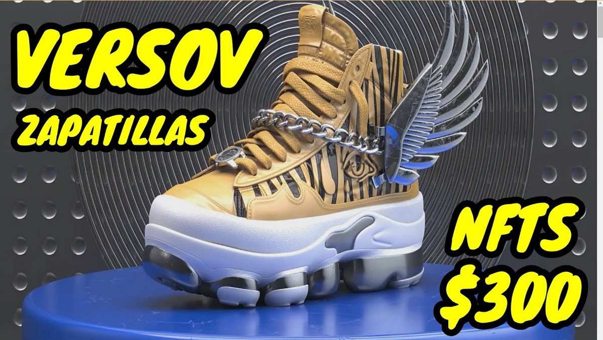 el_lunax's tweet photo. @Versov_nft hermosos diseños de zapatillas en 3D, ¿ #versov podria convertirse en una marca virtual?. Estas son las zapatillas mas caras que me he comprado y que nisiquiera puedo usar... participamos de la preventa. https://t.co/7GfmGYulp0
#NFTs #sneakers https://t.co/jYkNCTSbNQ
