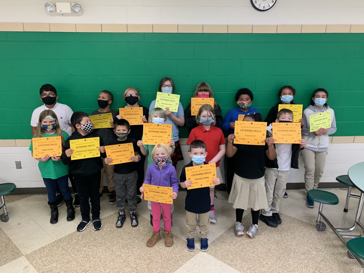 EleanorSkillen1's tweet photo. Congratulations to our September Wildcats of the Month! We had fun celebrating with pizza today. Hard work pays off! @krista_douglass  @Erob624 https://t.co/zmd3sEthTj