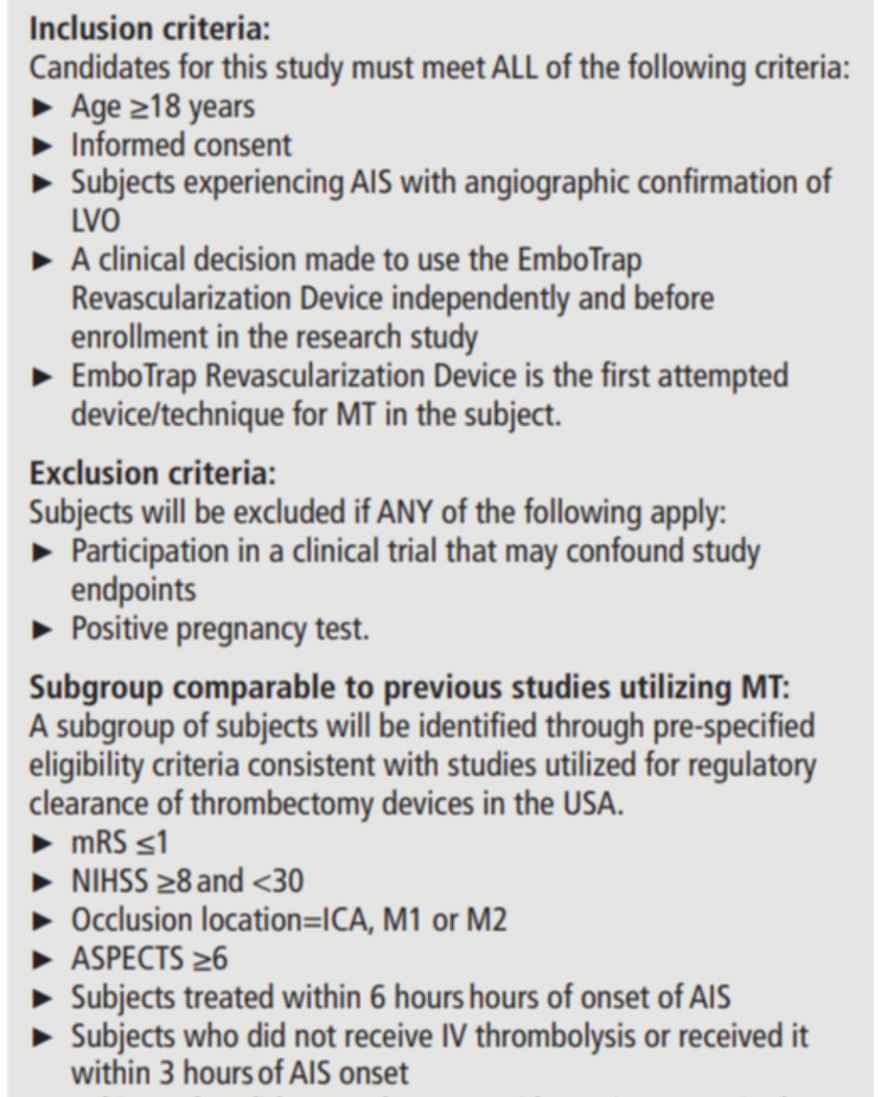 JNIS_BMJ's tweet photo. JNIS Latest Content
@_AdnanSiddiqui et al provide the design and methods for the prospective EXCELLENT study of the @CERENOVUS_HQ #embotrap for #stroke #thrombectomy #medtwitter #neurotwitter
@Fie0815 @WBrinjikji @TudorGJovin @oozaidat
https://t.co/AP9wyerSVE https://t.co/nQCJubWwtb