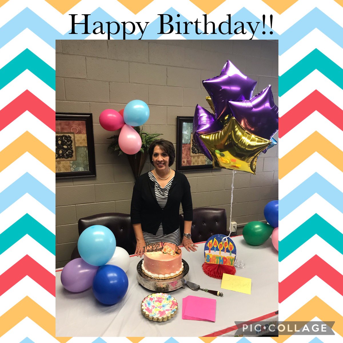 GMartinez_UTEP's tweet photo. Happy birthday to our very own @RosieVasquezCTW! God bless you with many more! 🎂🎁🎉💕#CTW_Panthers #WeAreClintISD https://t.co/U3ToeM8zVH