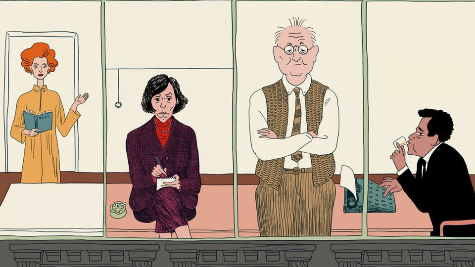 MadMovieMan's tweet photo. A positively pretentious piece of pompous and tedious tomfoolery, The French Dispatch sees Wes Anderson take his once charmingly quirky style to an unintelligible extreme, delivering no laughs and tedious storytelling throughout.

Review: https://t.co/mpYLNZkdjW

#MovieADay https://t.co/rTRhIPwZEd