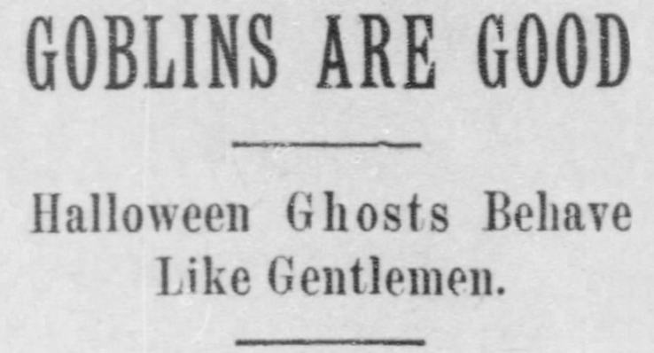 The Washington Herald, Washington DC, November 1, 1907.