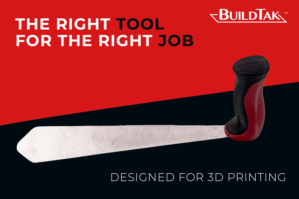 BuildTak's tweet image. Proper removal can help with prolonging the lifespan of your Surface AND protecting your prints.

The BuildTak Spatula (available in two sizes) was designed specifically for 3D printing. You and your printing experience deserves an upgrade!

#3DPrinting #BuildTak #BuildTakSpatula