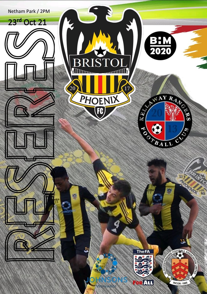 <a href="/BristolPhoenix2/">Bristol Phoenix Reserves</a> take on <a href="/KellawayRangers/">Kellaway Rangers FC</a> tomorrow in D4.

Match Prgramme cover below!

#UTP