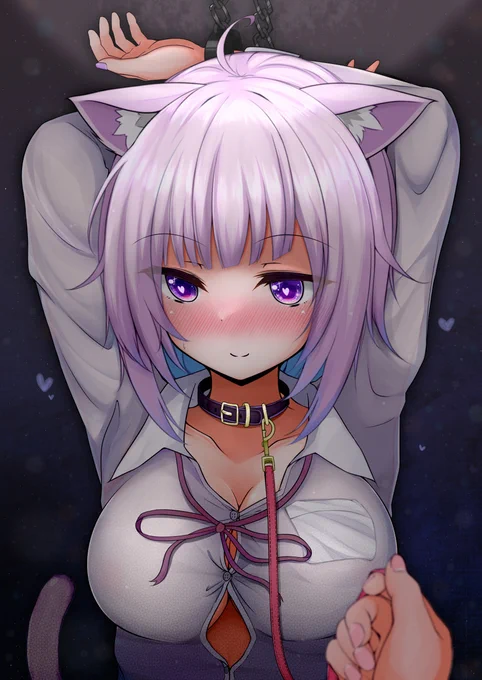 自称ドMな⛓️拘束おかゆん⛓️ #絵かゆ 