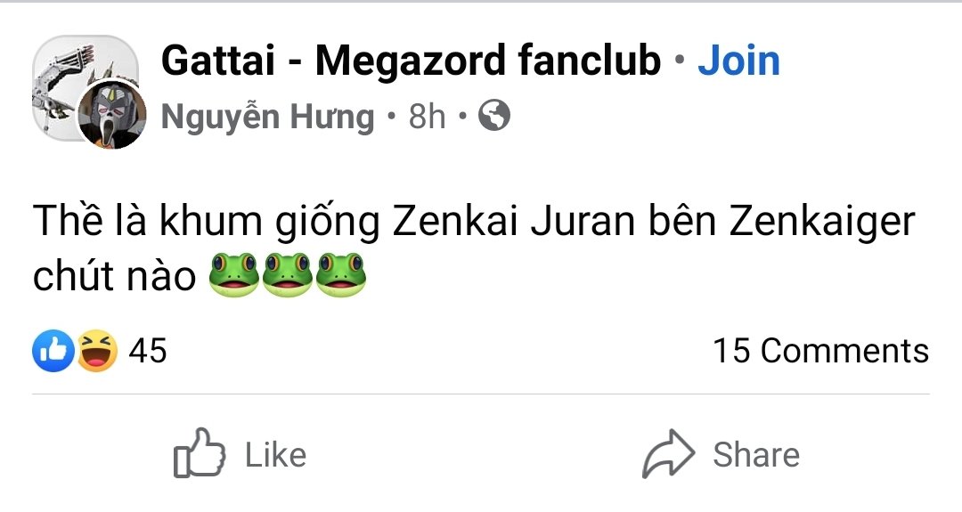 ForceSentai's tweet photo. #Zenkaiger
#45AnniversaryOfSuperSentai #SuperSentai #Sentai45
Here's this Facebook post and photos I found as an example of what these #Sentai2022 rumors may look like.
#Sentai46
#Sentai2022Rumors https://t.co/bruNoPaGSd