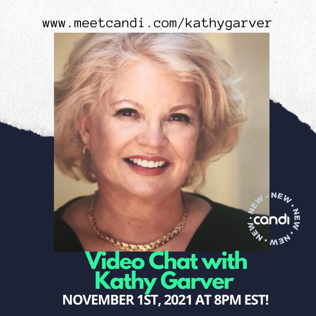 Video chat with <a href="/kgcissy/">Keji Cissy</a> November 1st beginning at 8 p.m. EST! You don't want to miss out! Head over to meetcandi.com/kathygarver to purchase your video chat! #KathyGarver #FamilyAffair #SpidermanAndHisAmazingFriends #TenCommandments #meetcandi #candi