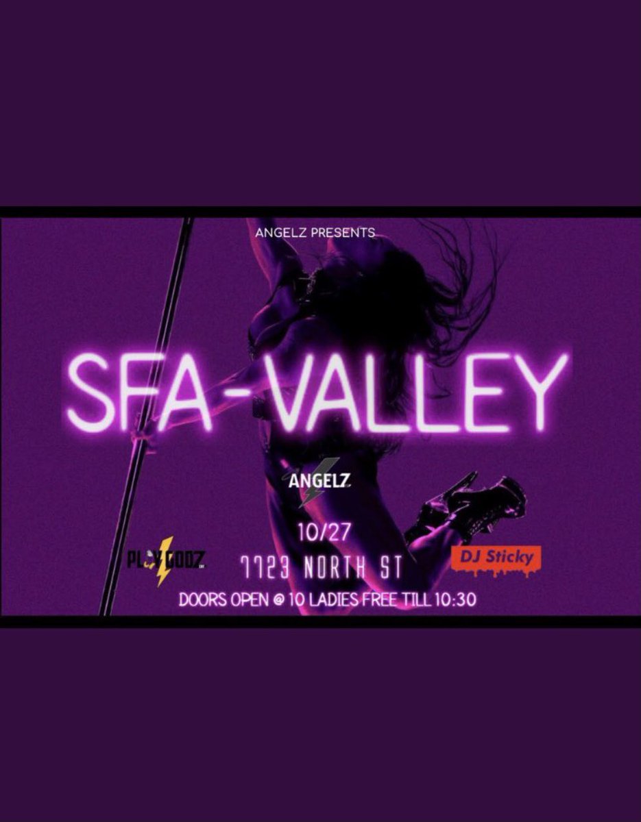 yoDreaux's tweet photo. Tell em what’s up… Tell its On❗️🚨
WHOLE LOTTA PLAYS 4️⃣ #SFAHC2K21
🗣 MAN WHATTT❕BE THERE 😈
@_PLUTO_SFA 
 #TheSequel 👩🏾‍🚀
 #SFAValley ⚡️
 #TrickOrTequila 🎃 https://t.co/kRuqhv08Y9