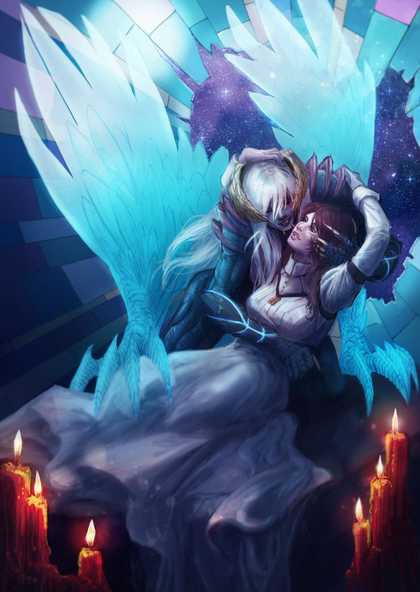 Here's my full piece for the <a href="/revsnroseszine/">Revs 'N' Roses: A DMC Nero Fanzine</a> ! 
❤️💜💙
Huge thank you to the organizers who were such a joy to work with, and for all of you who participated and supported the zine! 
- - - 
#devilmaycry #nerokiri