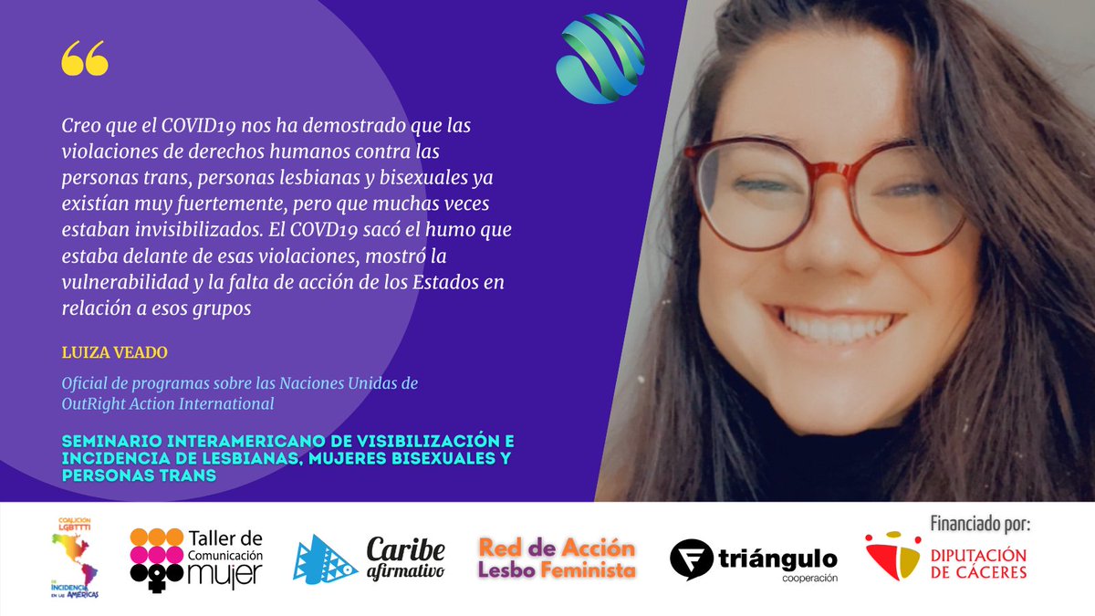 TCMujer's tweet photo. El COVID afectó severamente la salud y la vida de las personas LGBTIQ. Los Estados poco o nada han hecho al respecto. Esta fue una de las realidades que se compartió en el Seminario Interamericano: 

▸ https://t.co/GxarUKzT0I https://t.co/hS7Rx8gFuw