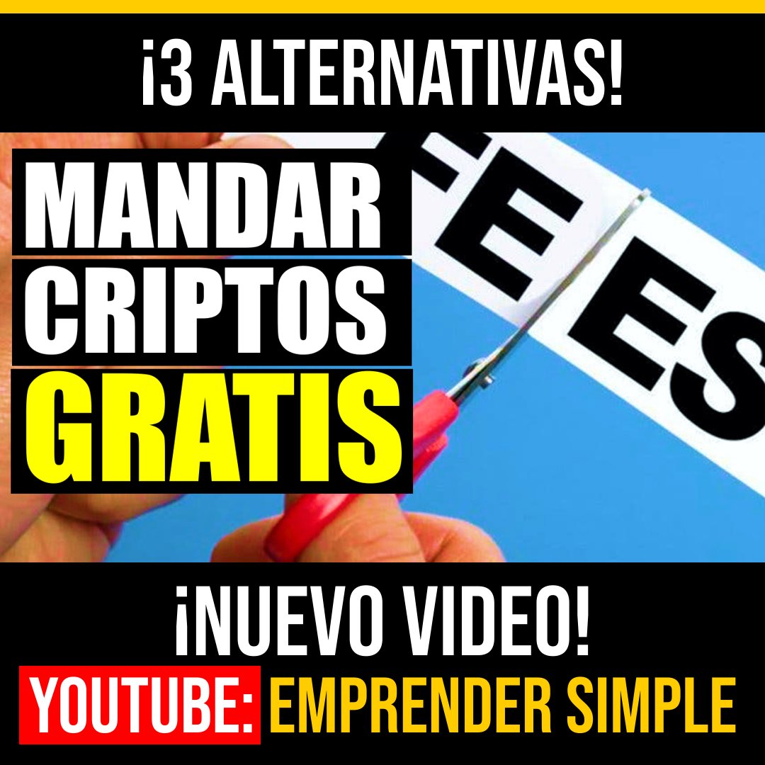 EmprenderSimple's tweet photo. LINK DE BIO 👉 Transferir Criptos GRATIS! 🔥 ¡NUEVO!
https://t.co/ZVIhIViebH
#emprendersimple #emprendermas #academiasimple #argentina #mujeremprendedora #negocios #cripto #bitcoin #forex https://t.co/OwJR8bKu6w