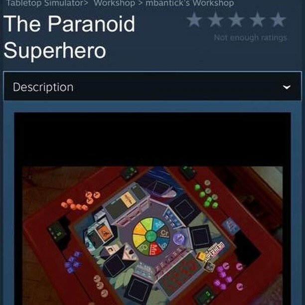 Spruced up. The Paranoid Superhero in TTS workshop from Mike

#tgda #bgg #boardgame #prototype #gamedesign #tgdaoz #game