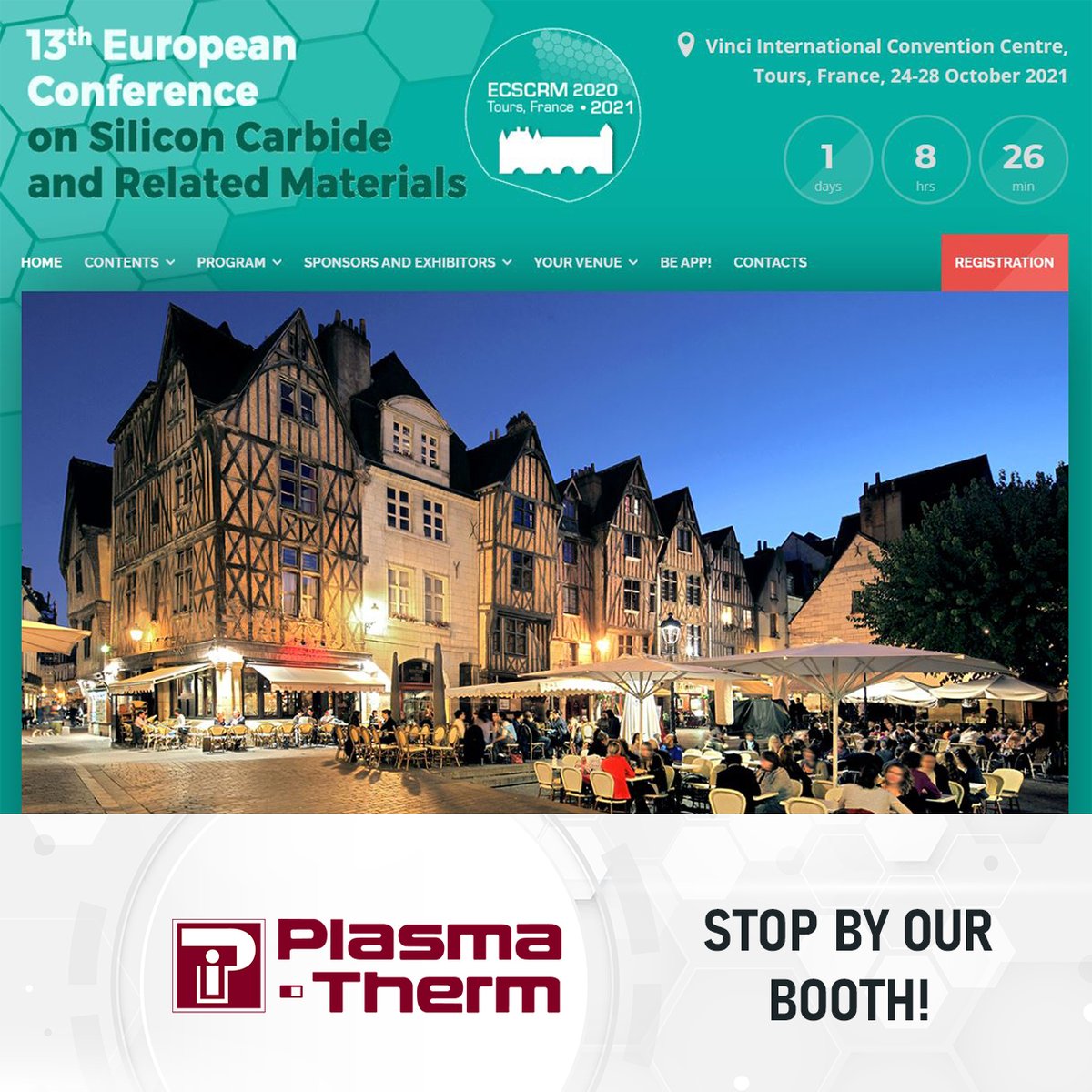 PlasmaThermLLC's tweet photo. We'll be exhibiting next week at #ECSCRM2021. Speak w/ our team about plasma etch &amp; deposition solutions for SiC. https://t.co/EwXAEzsf5Q. https://t.co/aDLqiPzUhm #PlasmaTherm #SiC #SiliconCarbide #PlasmaEtch #ECSCRM #Semiconductor #WideBandgap #Semiconductors
@ecscrm2021 https://t.co/PczDppMTTG