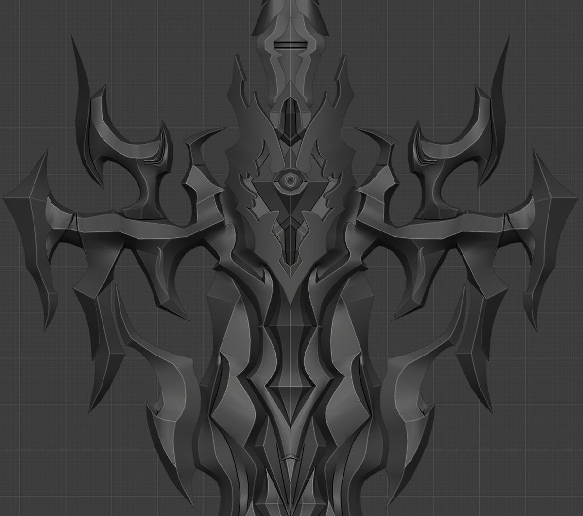 LightColorz's tweet photo. I don't usually make weapons, but I made one recently. Credits to @Saito_Sans for the amazing ref. https://t.co/tz7JA0uE2w
