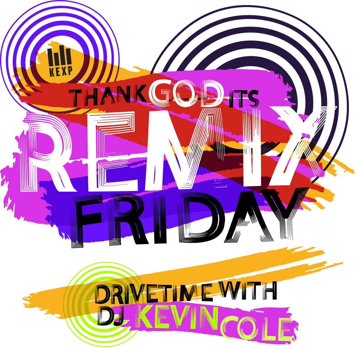 djkevincole's tweet photo. TGIRF! Thank god it’s Remix Friday! All remixes of Drive Time, 4-7pm PT on @kexp. A killer mix of remixes, new and old, including lots of hard to find rarities! REMIX, BABY!!

https://t.co/jVvmYtyzp2

#tgirf #tgif #remix #remixbaby #kexp #musicdiscovery https://t.co/3qTu0spk1z