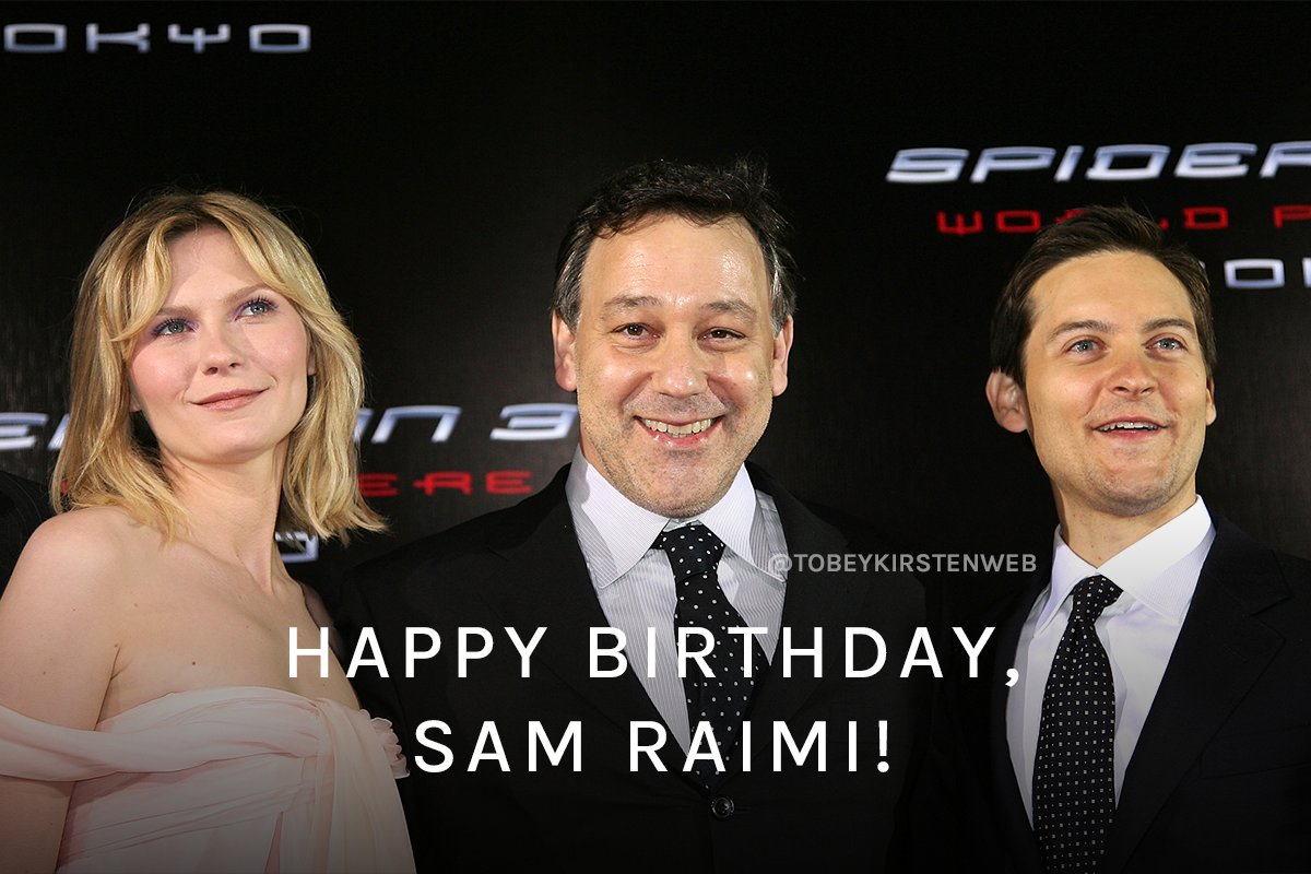  Happy 62nd birthday to Sam Raimi, the director of the \Spider-Man\ trilogy! 