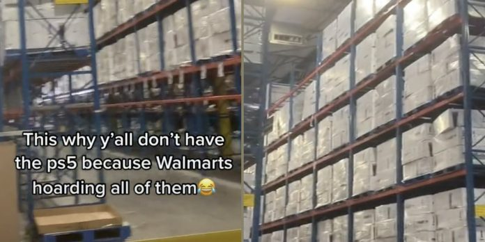 spieltimes's tweet photo. Walmart "Hoarding" PS5 Consoles; Claims Viral TikTok https://t.co/SsCOvppPp4 https://t.co/qs81v7Qahu