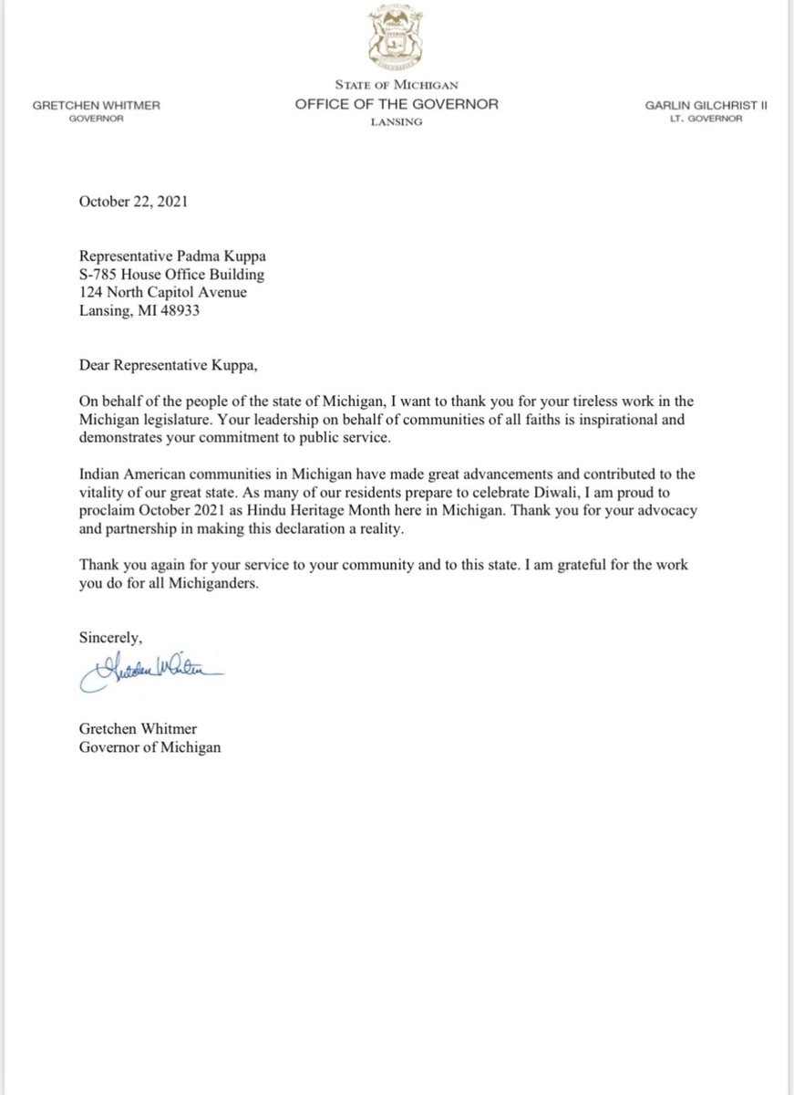 Rep. Padma Kuppa tweet media