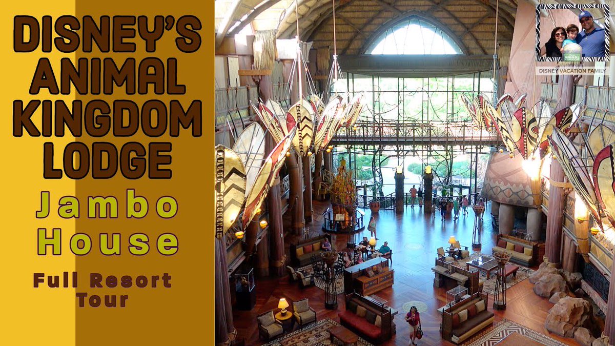 DisVacayFamily's tweet photo. Join us for a tour of our favourite Disney a resort: Animal Kingdom Lodge!
Watch here: https://t.co/S1Xkwy5wlS
#disney #DisneyWorld50 #animalkingdomlodge #jambohouse #resorttour https://t.co/7YkwXEoItP