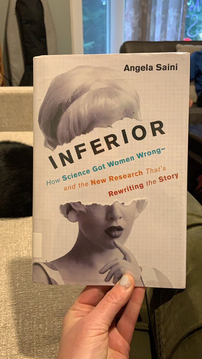 lindsaycaryeg's tweet photo. I’m in for an interesting read this weekend…to whoever recommended this is a tweet, thank you! #sciencebookclub #WomenInSTEM @angelasaini https://t.co/rxm6AfLHOg